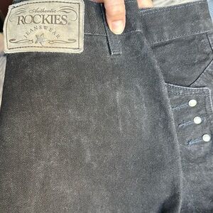 Vintage Rockies jeans black 15/16 32” inseam